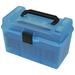 MTM H50 Fliptop with Handle R-MAG Series 50-Round Ammo Case Blue