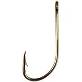 Eagle Claw Plain Shank Offset Fishing Hook Bronze Size 2/0