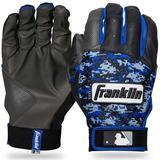 Franklin Sports Digitek Batting Gloves Gray/Black/Royal Digi Youth Small