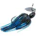 Project Z Man Chatterbait Skirted Bladed Swim Jig Lure 1/2oz Black/Blue