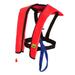 Lifesaving Pro Automatic / Manual Inflatable Life Jacket Lifejacket PFD Floating Life Vest Inflate Survival Aid Lifesaving PFD Basic Red Color