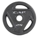 CAP Barbell 25lb Olympic Grip Plate Black