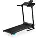 SereneLife Smart Digital Folding Treadmill - Electric Foldable Exercise Fitness Machine Black
