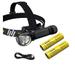 Nitecore HC35 Rechargeable LED Headlamp - 2700 Lumen - 2x 21700 battery and Eco-Sensa USB Charging Cable