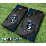 AJJCornhole 110-XaiverSwoosh Xaiver Musketeers Swoosh Theme Cornhole Set with Bags - 8 x 24 x 48 in.