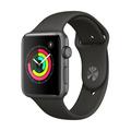 Refurbished Apple Watch - Series 3 - 42mm - Space Gray Aluminum Case - Gray Sport Band