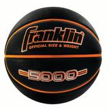 Franklin Sports 5000 Official Size 29.5 Basketball - Black/Orange