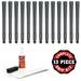 Lamkin Crossline Standard Ribbed - 13 pc Golf Grip Kit (with tape solvent vise clamp)