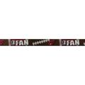 Country Brook DesignÂ® 1/2 inch Crimson and White Football Fan Photo Quality Polyester Closeout 20 Yards