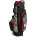 Ram Golf Waterproof Cart Bag - 14 Way Club Dividers Black/Grey/Red