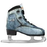 Roces Women s Denim Glamour Figure Ice Skates Lace-Up Superior Italian Navy (10)