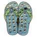 navika flip flop swarovski crystal ball marker with hat clip (blue)