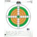 Champion Traps and Targets Fluorescent Orange/Green Bullseye Scorekeeper Target 100 Yard Small Bore Rifle 12pk