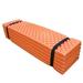 Ultralight Foam Outdoor Camping Mat Easy Folding Beach Tent Sleeping Pad Waterproof Mattress 190 x 57 x 2 cm Orange 190 * 57 * 2CMOrangeDark greenredblue