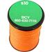 BCY 3D End Serving Bow String 120 yd Neon Orange