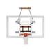 First Team FoldaMount82 Supreme Steel-Acrylic Side Folding Wall Mounted Basketball System44; Saddle Brown