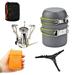 Lixada Camping Cookware Set with 3000W Camping Cooking Pots Pans Tank Bracket For Outdoor Picnic Camping Hiking Backpack