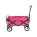 Mac Sports Collapsible Durable Folding Outdoor Garden Utility Wagon Cart Pink