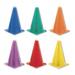 Indoor/Outdoor Flexible Cone Set Vinyl Assorted Colors Six per Set