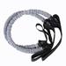 2pcs Double Wheels Ab Roller Pull Rope Waist Abdominal Slimming Equipment
