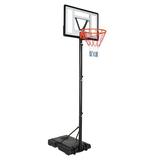 Ktaxon 8ft -10ft Basketball Hoop System 35in Portable Removeable Basketball Goal Stand with Wheels Adjustable for Youth Adults Indoor Outdoor