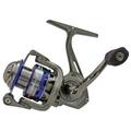 Lew s Laser Lite Spinning Fishing Reel Size 100 Reel Right or Left-Hand Retrieve 5.1:1 Gear Ratio 7 Bearing System with Stainless Steel Double Shielded Ball Bearings Silver