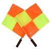 Football Referee Flag 2PCS Referee Linesman Flag with Storage Bag for Sports Match Soccer Football Hockey Training Soccer Referee Flag