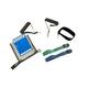 Cando Adjustable Exercise 2 Band Kit Moderate Green/Blue