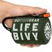 Go Time Gear | Life Bivy Emergency Sleeping Bag Thermal Bivvy | Emergency Bivy Sack Survival Sleeping Bag Mylar Emergency Blanket | Includes Stuff Sack with Survival Whistle & Paracord String