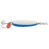 Luhr Jensen Krocodile 1oz Spoon Fishing Lure 3 5/16 Chrome/Neon Blue Side Stripe