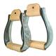 Coronet 239400 Modified Oxbow Engraved western Stirrups