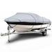 Budge 1200 Denier V-Hull Boat Cover Waterproof Outdoor Protection Size BT-5: 18 -20 Long 102 Beam