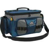 Okeechobee Fats Large Fishing Tackle Bag with 2 Large Lure Box Blue Polyester