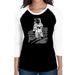 LA Pop Art Women s Raglan Baseball Word Art T-shirt - ASTRONAUT