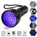 UV Flashlight Black light UV Lights Vonsky 51 LED Ultraviolet Blacklight Pet Urine Detector For Dog/Cat Urine Dry Stains Bed Bug Matching with Pet Odor Eliminator