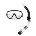 HERCHR Snorkel Set Diving Tempered Glass Goggles&Semi-Dry Breathing Tube Set Snorkel Mask Mouthpiece Snorkeling Combo for Adult Men Women