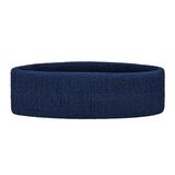 GOGO Sports Headband Sweatband Athletic Terry Cloth Head Band Navy