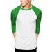 Hat and Beyond Men s Casual 3/4 Sleeves Raglan Baseball T-Shirts