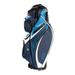 IZZO Golf Gemini Cart Bag Blue/White with 14-way full length dividers