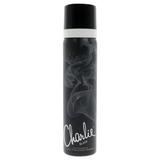 Charlie Black by Revlon Body Fragrance Spray 2.5 oz for Women
