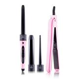 Flat Iron/Curling Wand Duet Set - Pink Stripes