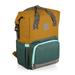 On The Go Roll-Top Cooler Backpack (Heathered Gray) Mustard