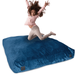 Milliard Crash Pad Soft Sensory Pad with Foam Blocks for Kids and Adults with Washable Cover (5 x 5ft) Blue