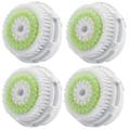 TreatMe100 4-Pack Acne Facial Cleansing Brush Heads for Clarisonic Mia Pro 4 Ct