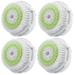 TreatMe100 4-Pack Acne Facial Cleansing Brush Heads for Clarisonic Mia Pro 4 Ct