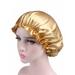 Womens Soft Pure Satin Silk Sleeping Caps Night Sleep Hats Hair Scarves Bonnet