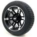Golf Cart Wheels and Tires - 12 Barracuda SS & (215/35-12 or 215/50-12) (x4)
