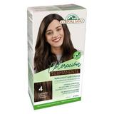 Corpore Sano Permanent Hair Color with SESAME SUNFLOWER AND VEGETABLE KERATIN (No PPD. AMMONIA RESORCINOL PARABENS) 4-Chestnut