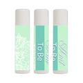 12 Mint To Be Wedding Favor Lip Balms - Lip Balm Wedding Favors - Mint to Be - Bridal Shower Favors