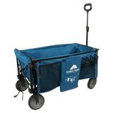 Ozark Trail Quad Folding Camp Wagon with Tailgate Blue